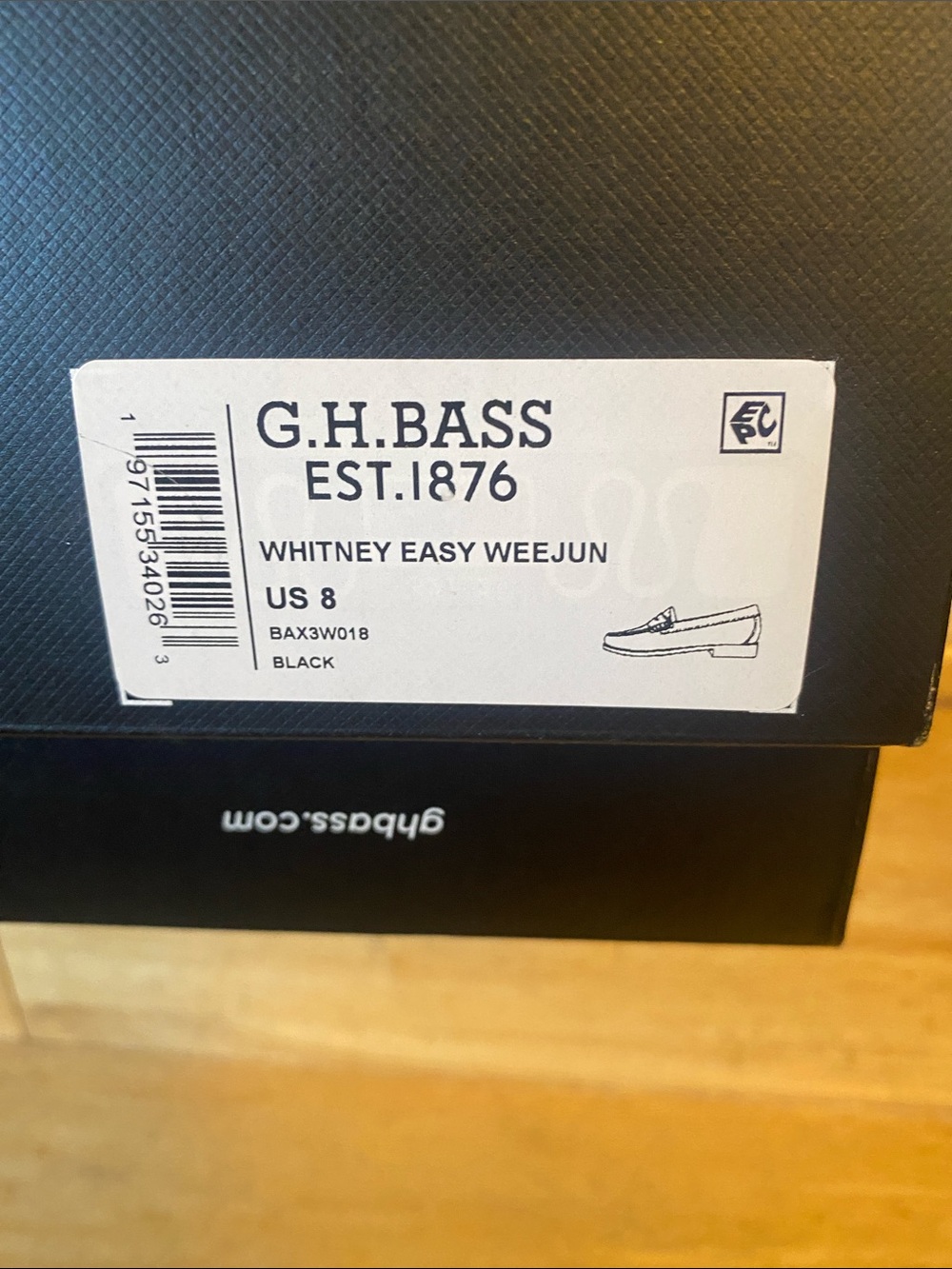 G.H. Bass women’s Whitney Easy Weejun Loafers. New in box. Never worn. SZ 8 - Picture 2 of 9